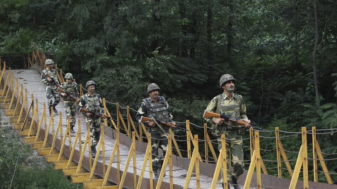 The Kashmir borders