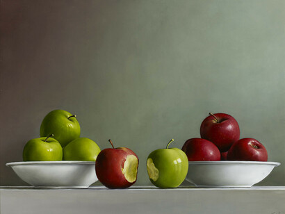 Johan De Fre, 4.	Sweet and Sour, oil on panel16 x 20 ins (41 x 51 cms)