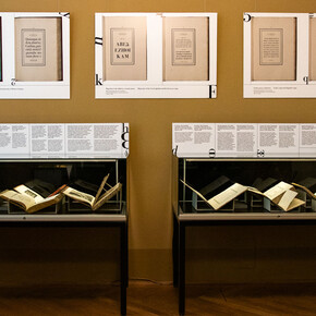 Typographer G. Bodoni (1740–1813), exhibition view. Courtesy of Museum Complex of the National Museum