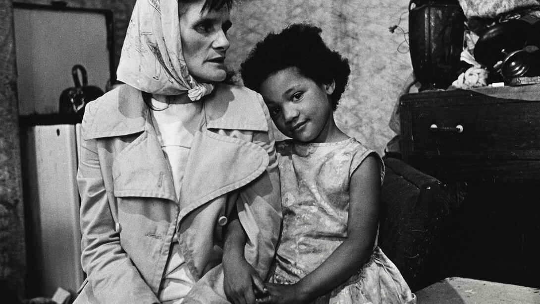 “It’s disgusting and appalling. The Housing Minister (Peter Walker) came round here and said it wasn’t fit for human habitation, and I’m still here.” Mrs Chichockjy, Liverpool 8, July 1971 © Nick Hedges / National Media Museum, Bradford 