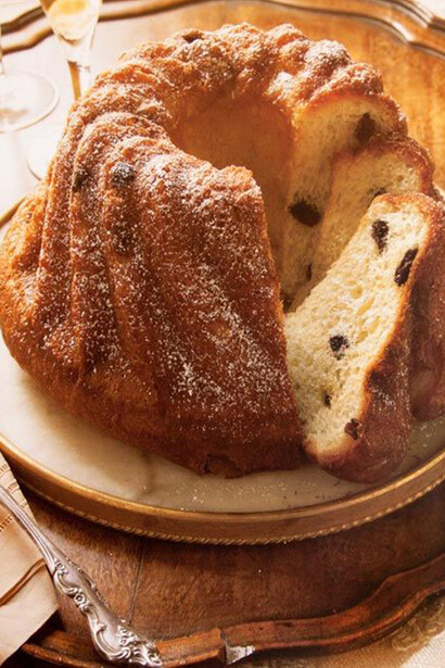 Kugelhopf all'uvetta