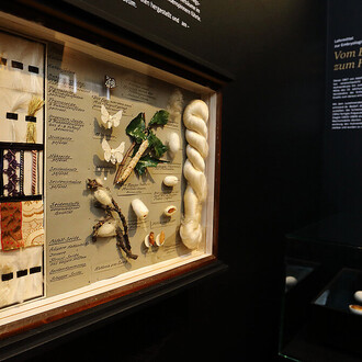 Faszinierende schätze, ausstellungsansicht. Mit freundlicher genehmigung des Naturkundemuseums