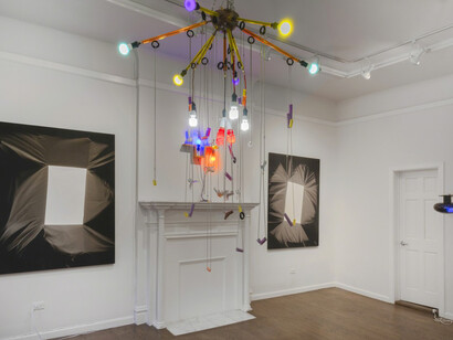 Rainbows from atoms. Courtesy of Halsey McKay Gallery