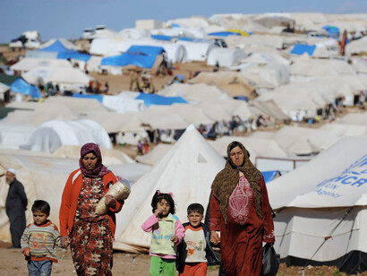 Campos de refugiados sirios en Líbano