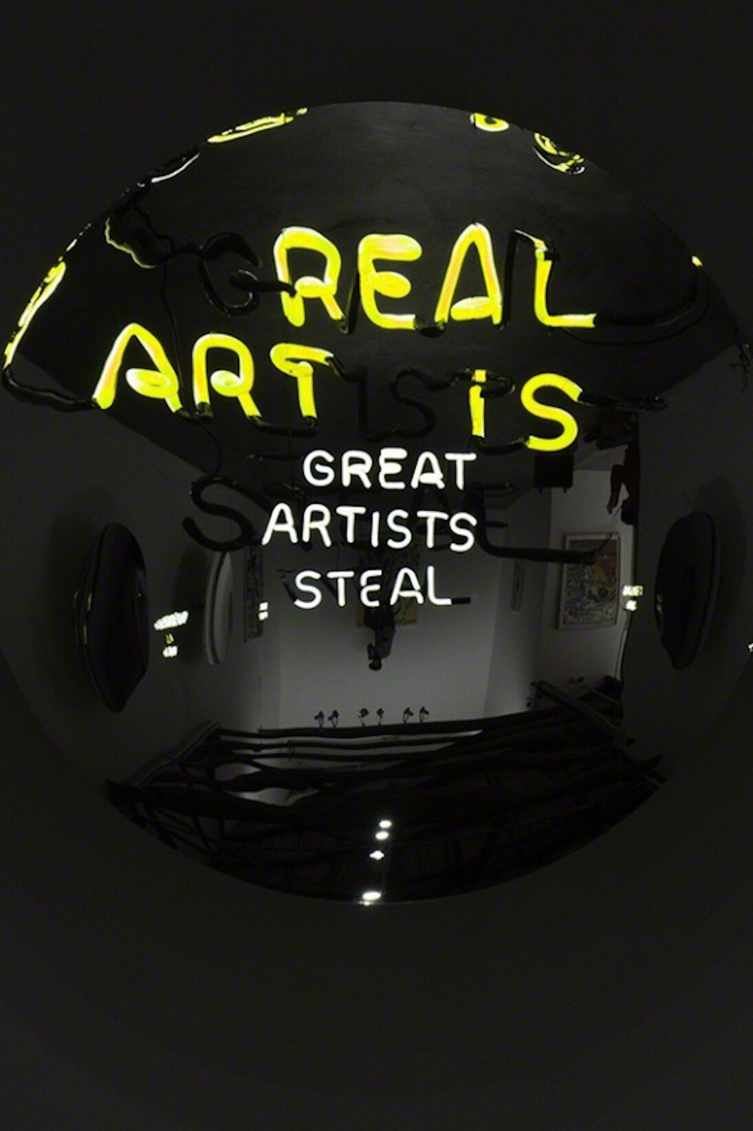 Camilo Matiz, Great Artists Steal / Real Art Is, 2016. Courtesy of Maddox Arts