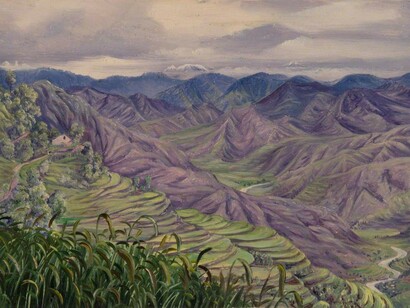 Marianne North (1830–1890), From Almorah, Kumaon, India, Royal Botanic Gardens, Kew, Library, Art & Archives