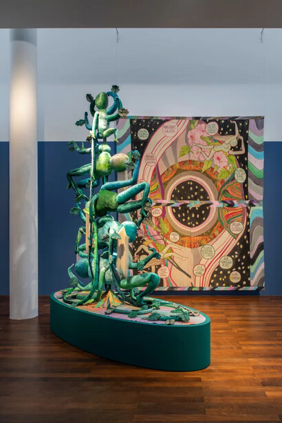 To the stars! Outer space and inner longing since modernism, exhibition view. Courtesy of Arp Museum