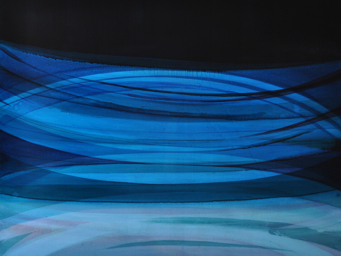 Shawn Snow, Vortices, 2010, oil and alykd on canvas, 60 x 48 inches