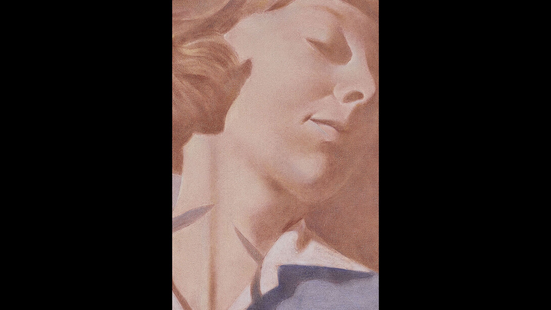 2641, Louise Giovanelli
Peeping Tom, 2019
Oil on Linen
51 × 41 cm (20 ⅛ × 16 ⅛ inches)