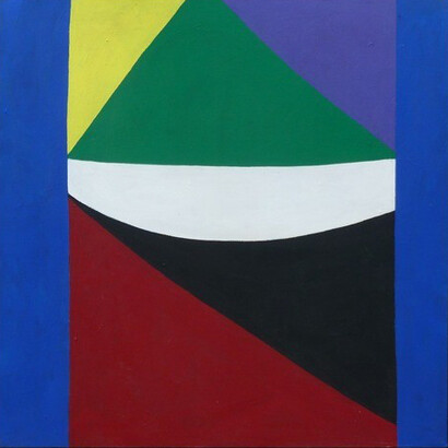 Stephen Brophy, Hammock l, 30 x 30, acrylic on canvas, 1993 (detail)