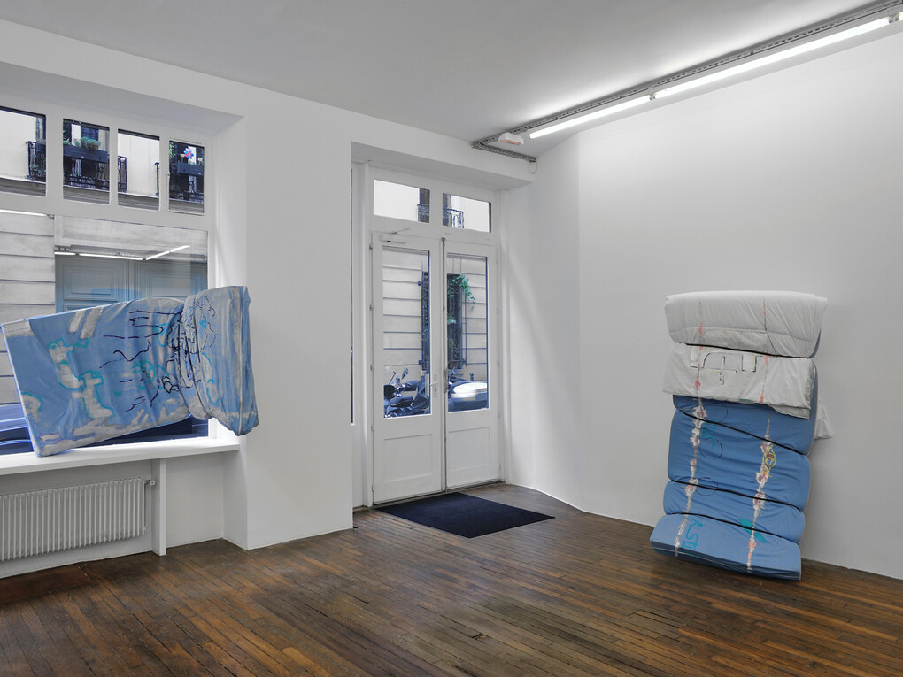 Jean-Alain Corre, Oozzz... da zzzz… Hom i n g, Vue d’exposition, Galerie Thomas Bernard-Cortex Athletico, 5 septembre-17 octobre 2015, Photo : Rebecca Fanuele, Courtesy galerie Thomas Bernard-Cortex Athletico