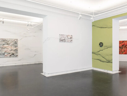 Sunjeong Hwang and Wonhae Hwang, Skin and nerve, exhibition view. Courtesy of Galerie Kornfeld