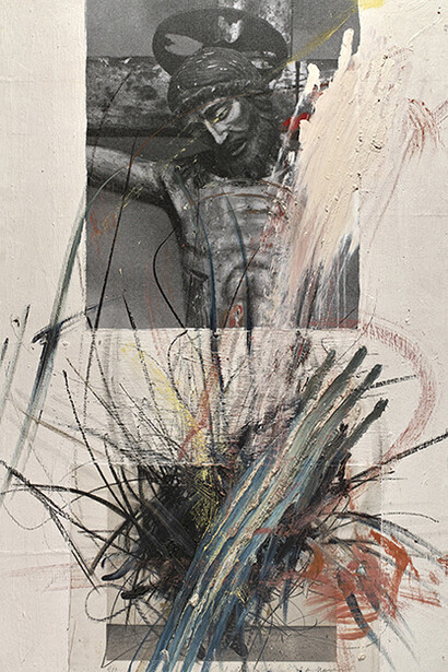Arnulf Rainer, Christus, Viso di Cristo, 1985