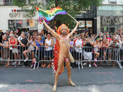 The Gay Pride Parade in NYC