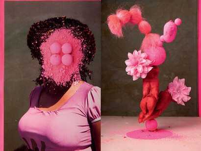 Lorenzo Vitturi, From the series Dalston Anatomy, Pink #1&2, 2013, Giclee Print on Hahnemuhle Bamboo © Lorenzo Vitturi, Courtesy Yossi Milo Gallery, New York