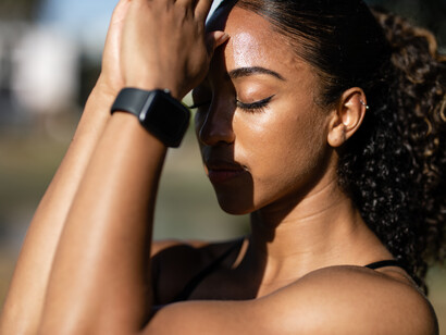 Respiração profunda e tomada de consciência