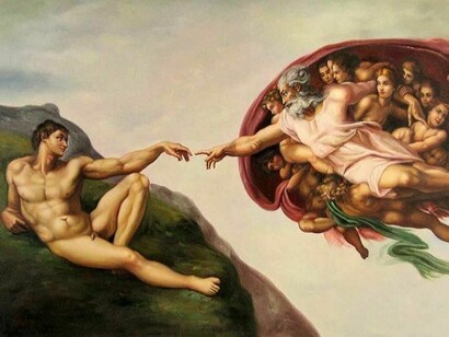 Michelangelo, La creazione di Adamo