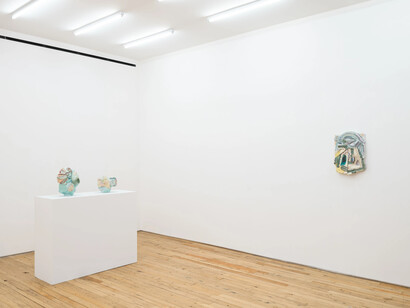 Hilary Harnischfeger, Songs for clouds, exhibition view. Courtesy of Uffner & Liu