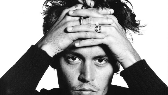 David Bailey, Johnny Depp, 1995