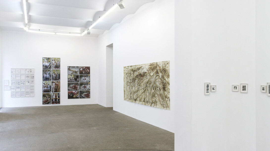 Hermann Nitsch and Julian Schnabel. Courtesy of Galerie Elisabeth & Klaus Thoman