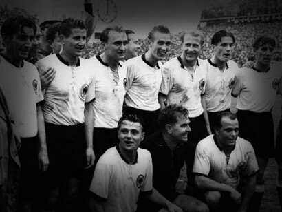 1954 FIFA World Cup in Switzerland, the West Germany team