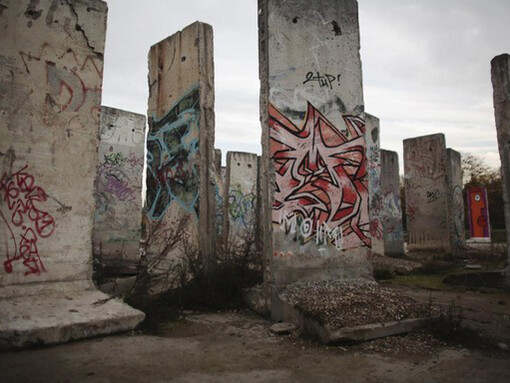 Les vestiges du mur de Berlin