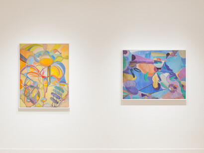 Åsa Schick, Echoes of elsewhere, exhibition view. Courtesy of Paul Thiebaud Gallery
