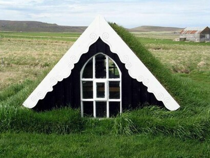 Traditional house in Iceland