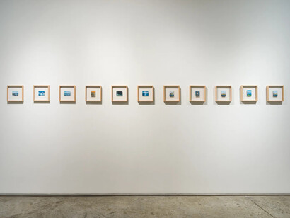 Mahmoud El Safadi, Personal sea, exhibition view. Courtesy of Mahmoud El Safadi