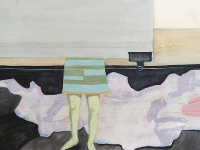 Fionna Murray, Blow Up 25 2015 wtarecolour on paper 14.7 x 21cm