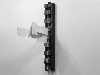 Thomas Sleet, Down river prayer is verb, exhibition view. Courtesy of Bruno David Gallery