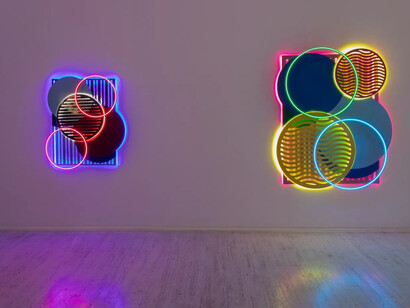 Erik Saglia, Spaced out, exhibition view. Courtesy of Thomas Brambilla Gallery