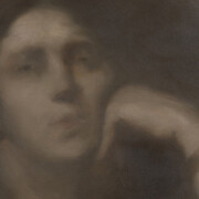 Eugène Carrière, Femme au bracelet (Woman with bracelet) (detail), 1893-1896 c. Courtesy of Hauser & Wirth 