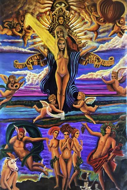 Pintura del artista Alejandro Goldschwartz