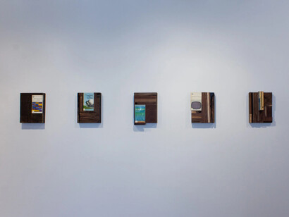 Varios artistas, Structures of meaning, vista de exhibición. Cortesía de Galería Nueveochenta