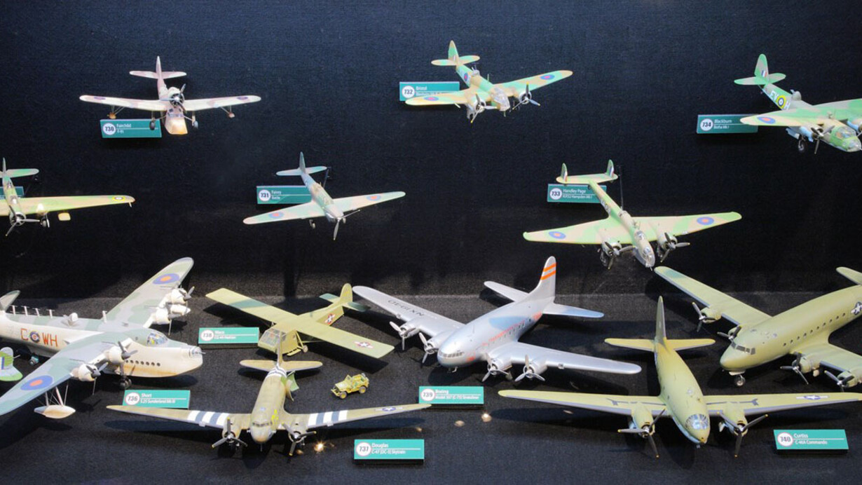 Holtgrewe WWII Model Collection. Courtesy of The Museum of Flight