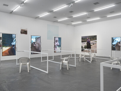 Mohamed Bourouissa, Pour noubia, ausstellungsansicht. Mit freundlicher genehmigung von Mohamed Bourouissa