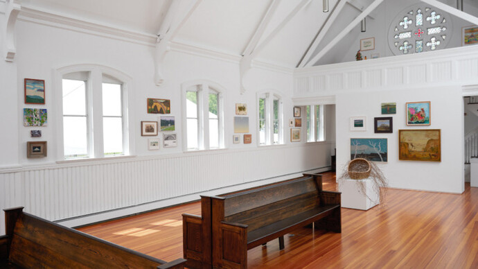 Various artists, Outside, exhibition view. Courtesy of Karma Gallery