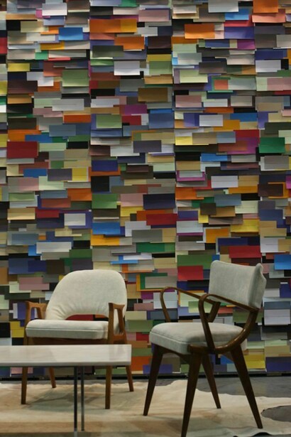 Another colour – wall covering by Tracy Kendall