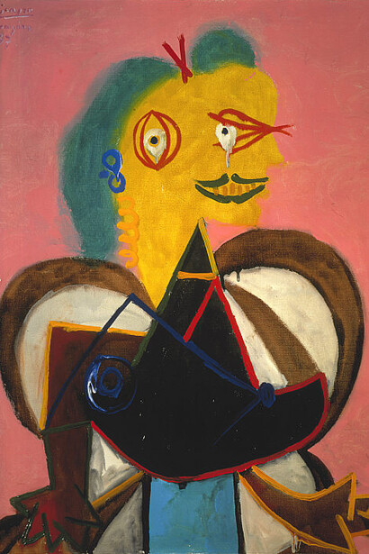 Pablo Picasso, Lee Miller’s Portrait as Arlésienne, 1937. Oil on canvas, A. & R. Penrose, England 
© Picasso Estate. VEGAP
