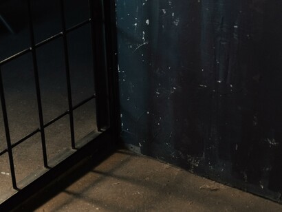 A corner of an inmate's cell