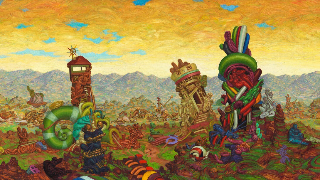 "Paisaje fosilizado", Hugo Salazar Chuquimango