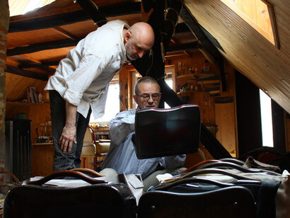 Robert during his work