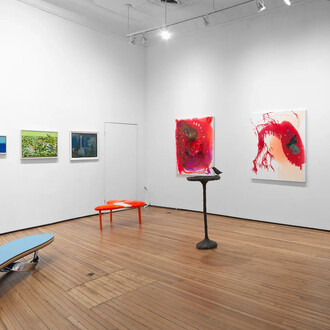 Various artists, Threshold of vision, exhibition view. Courtesy of Nathalie Karg Gallery 
