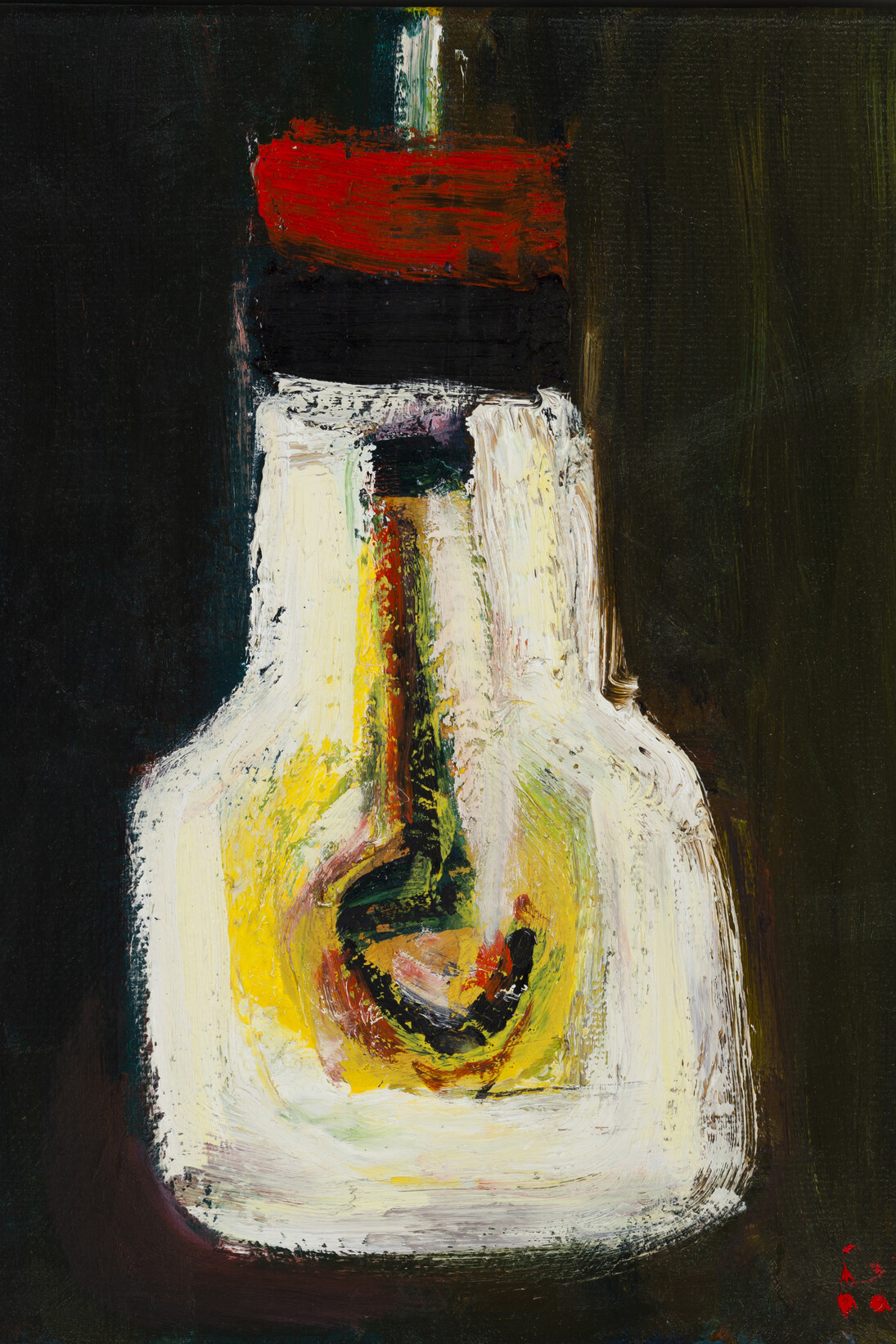 Paul Housley, Concrete Moment, 2015, Oil on Canvas, 25,5 x 20 cm, framed: 27,5 x 22,5 x 4 cm