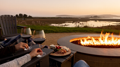 Being in the Lodge at Bodega Bay, California, USA, feels a lot like the lyrics of an Otis Redding song, a place where you can watch the boats all day. Photo by © Travis Watts