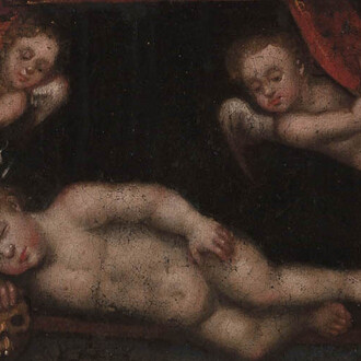 Anónimo, Premonición de la pasión, s. XVIII. Cortesía del Museo Pedro de Osma