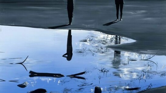 Wilhelm Sasnal (b. 1972) Kacper and Anka, 2009 Oil on canvas, 180 x 220 cm Photo: Sadie Coles HQ Private collection, London