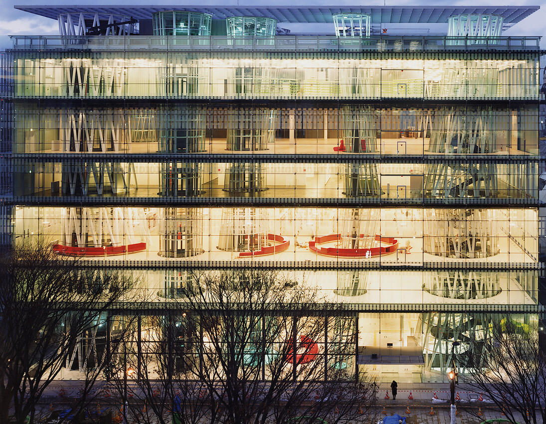 Toyo Ito. Sendai Mediatheque, Miyagi, Japan. 1995–2000. © Naoya Hatakeyama