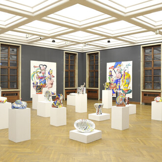 Nikolay Panayotov, Lunatically, exhibition view. Courtesy of the National Gallery